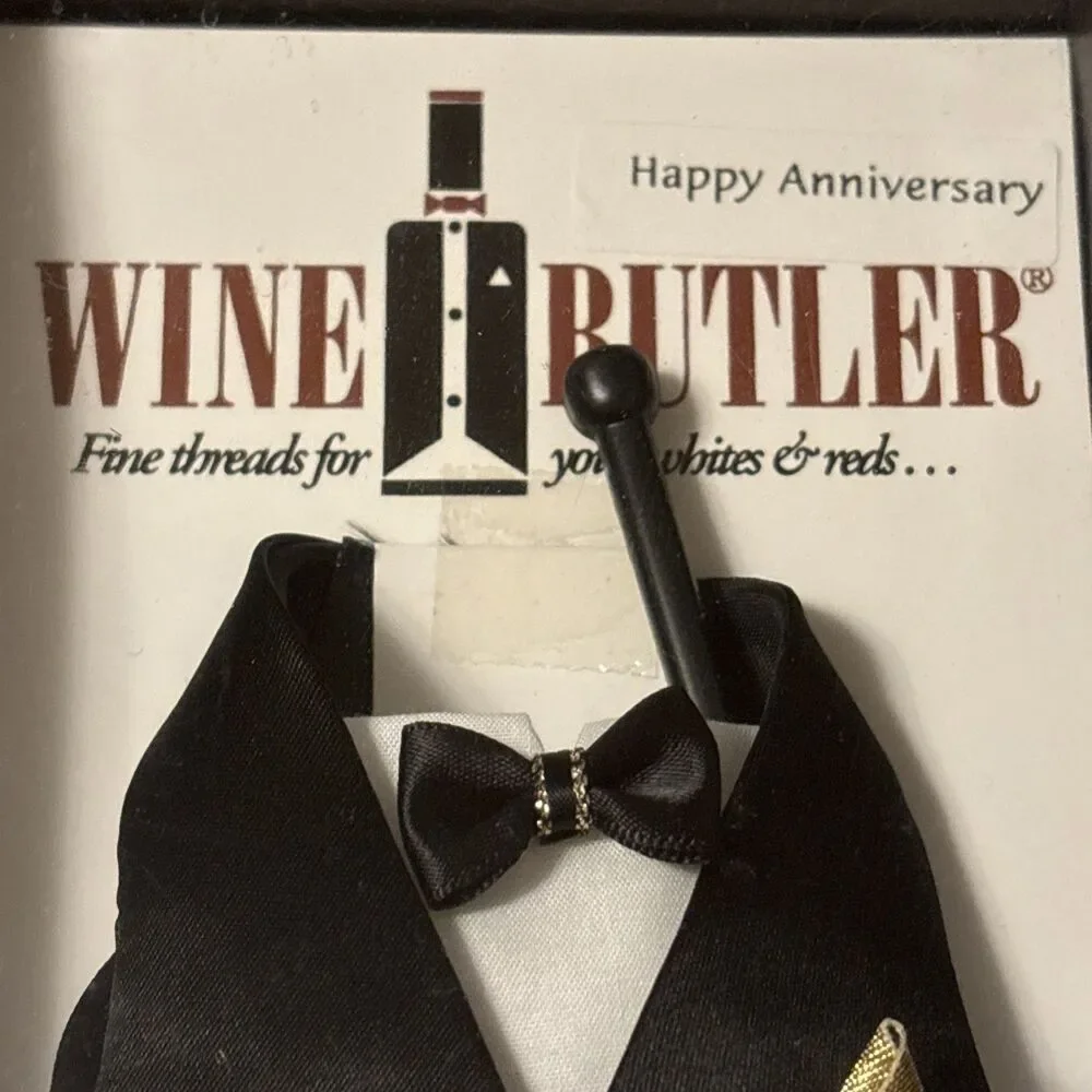 Wine Butler Fine Threads For Your Whites And Reds Anniversary Best And Hat